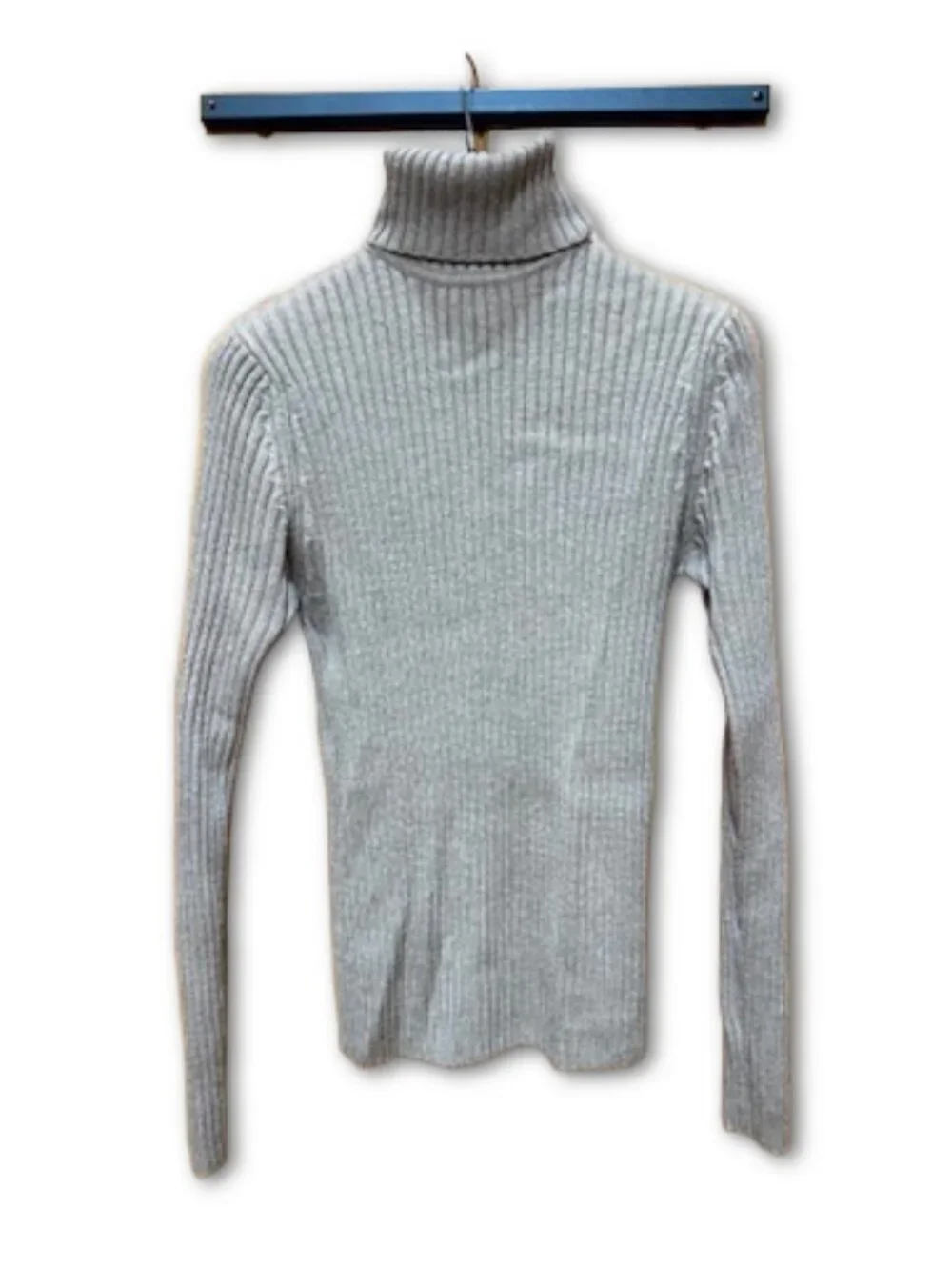 L.L.Bean 100% Merino Wool Ribbed Turtleneck Sweater